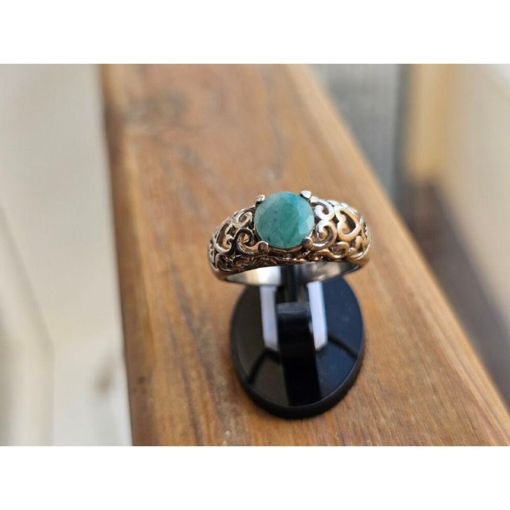 Handmade Natural Emerald Ring